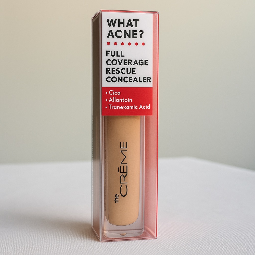 THE CRÈME SHOP | What Acne? Full Coverage Rescue Concealer | Beige 10 | BNIB